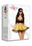 Eve chemise with mask - Gold