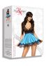 Eve chemise with mask - Turquoise
