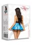 Eve chemise with mask - Turquoise