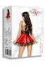 Eve chemise with mask - Red