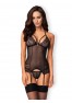 838-COR-1 corset - Noir