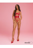 Shiny obsession crotchless Teddy