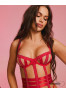 Shiny obsession crotchless Teddy