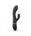 Vibromasseur Dorcel GLAM RABBIT 21.8 cm - Noir & Or