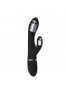 Vibromasseur Dorcel Glam Rabbit 21.8 cm - Noir et Or