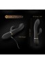 Vibromasseur Dorcel Glam Rabbit 21.8 cm - Noir et Or