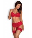 Jolierose Ensemble 3 pcs - Rouge