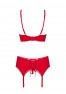 Jolierose Ensemble 3 pcs - Rouge