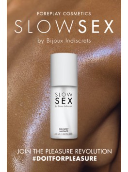 Gel de massage pour tout le corps gamme Slow Sex Bijoux Indiscrets