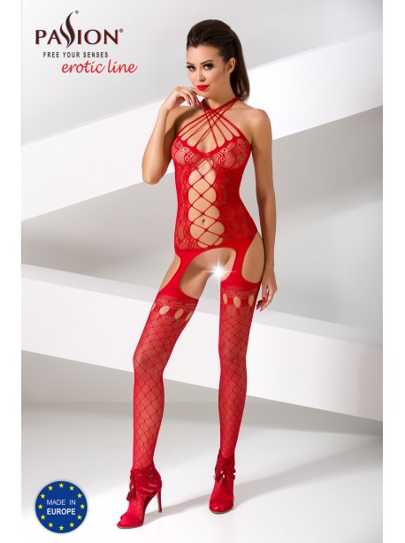 BS056b Bodystocking - Rouge
