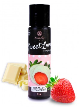  White Chocolate with Strawberries Edible gel 3672 Secret Play