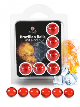 6 Brazilian Balls "Cold Hot effect" 3629-1