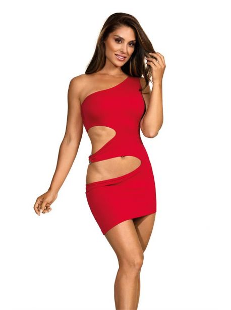 V-9249 Robe - Rouge