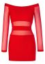 V-9299 Robe - Rouge