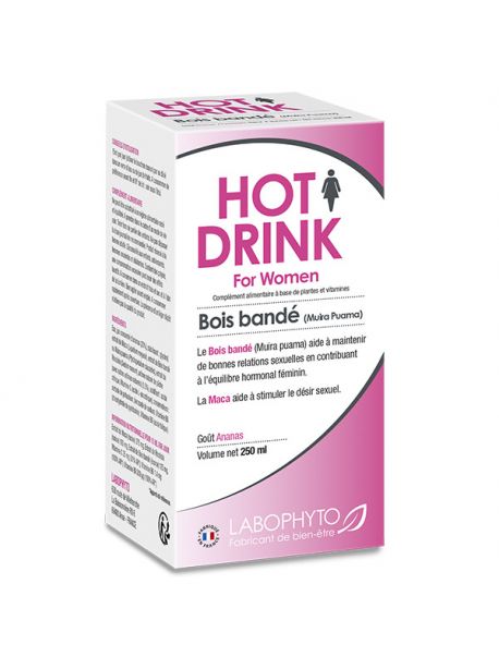 Hotdrink pour femme bois bandé 250ml