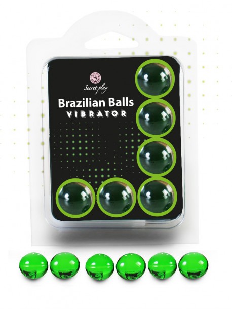 6 Brazilian Balls "Vibrator" 3591-1