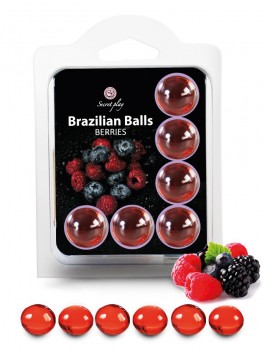 6 brazilian balls fruits des bois