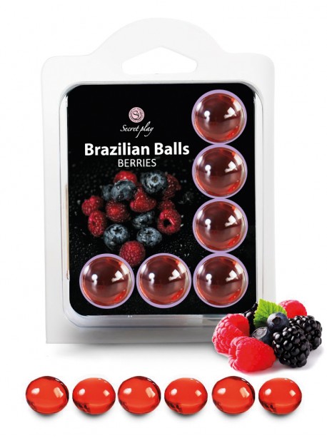 6 brazilian balls fruits des bois