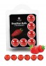 6 Brazilian Balls "Fraise" 3386-7