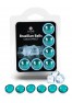 Box of 6 Brazilian Balls "Cold effect" 3614