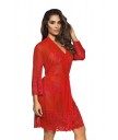 V-8860 Peignoir - Rouge