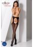 S002 Garter Stocking - Black