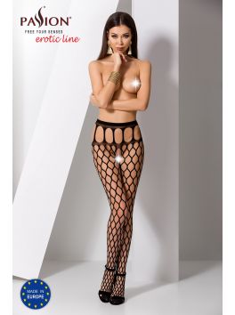 S002 Garter Stocking - Black