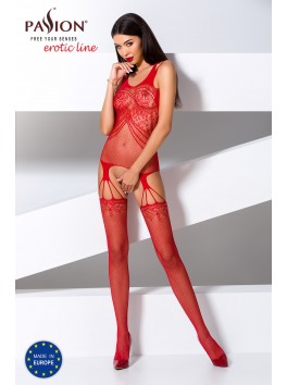 BS070R Bodystocking - Red