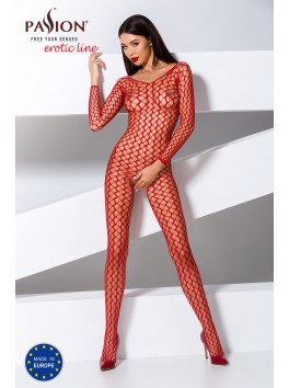 BS068R Bodystocking - Red