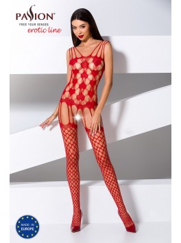 BS067R Bodystocking - Rouge