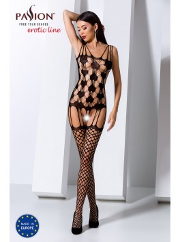 BS068R Bodystocking - Red