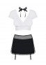 Secretary Costume 3 pcs - Noir et Blanc