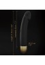 Vibromasseur Real Vibration M 22 cm 2.0 - Noir et Or