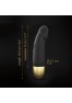 Vibrator DORCEL Real Vibration S 16cm 2.0 - Black & Gold