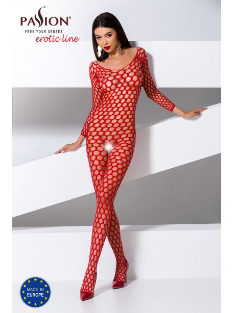 BS073R Bodystocking - Red