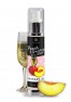 Peach and Sparkling Wine Massage oil from Secret Play format 50 ml