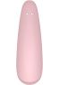 Stimulateur Satisfyer Curvy 2+ rose connecté avec son application sur smartphone
