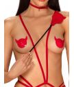 Tapette Obsessive Evilia rouge et noire