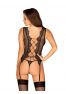 Meshlove black corset from Obsessive lingerie