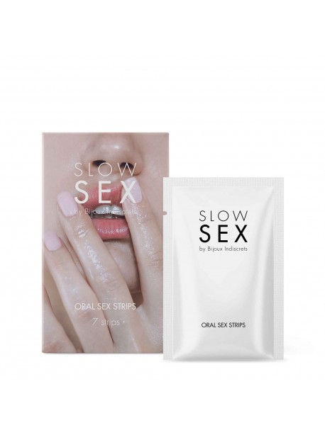 7 feuilles de menthe pour sexe oral de la collection Slow Sex de Bijoux Indiscrets