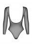 Merveilleux body noir et dos nu B123 de la marque de lingerie sexy Obsessive