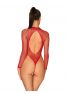 B126 Body rouge dos nu Obsessive