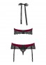 Ensemble 3 pièces sexy Rossita sexy de la marque Obsessive