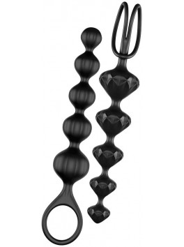 Chaines Anals Beads Satisfyer 2pcs - Noir