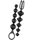 Chaines Anals Beads Satisfyer 2pcs - Noir