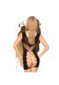 Flame on the rock Dress - Black