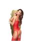 Hot nightfall Bodystocking - Rouge