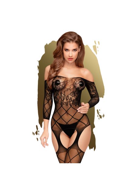 Top-notch Bodystocking - Noir