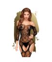 Top-notch Bodystocking - Noir