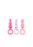 Booty Call 3 pcs - Multicolor Plug anal Satisfyer 